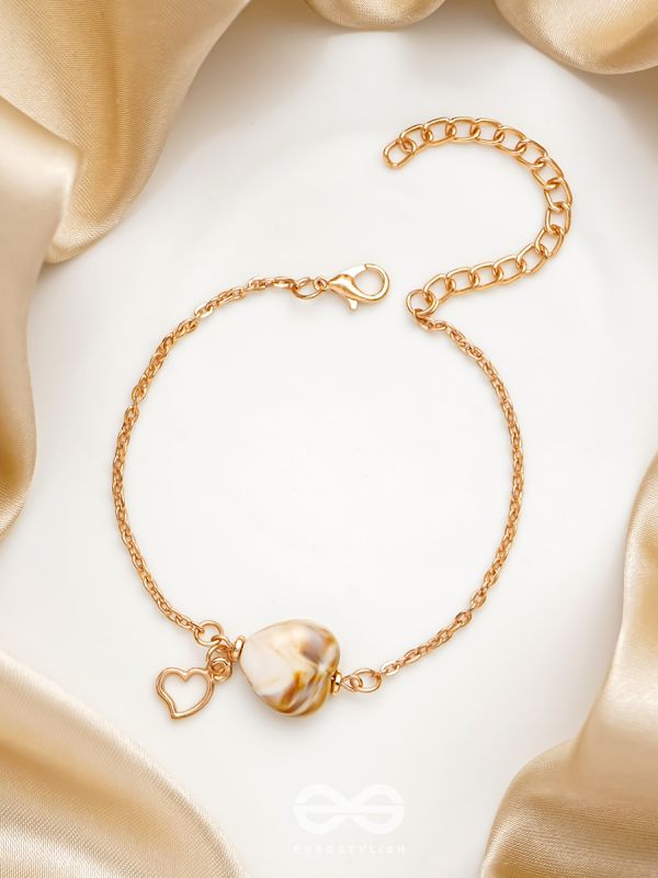 The Beach Love- Golden Embellished Bracelet