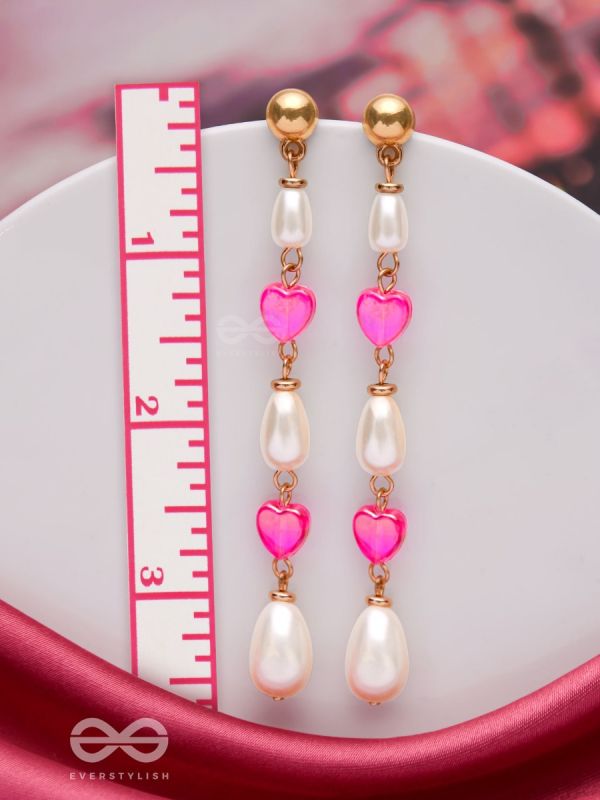 Buy ARZONAI Pink Bird Crystal Long Dangle Earrings Rhinestone Statement  Jewelry Metal Stud Earring Online at Best Prices in India - JioMart.