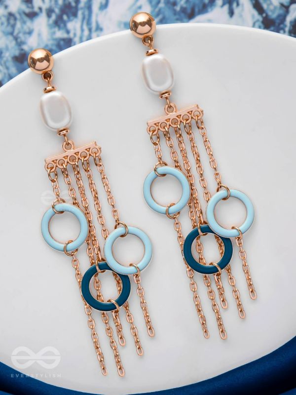 MELODIES OF RAINS- MODERN STATEMENT EARRINGS