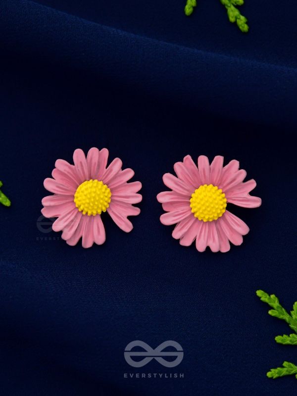 FORGET-ME-NOT - CASUAL STUD EARRINGS (PINK)
