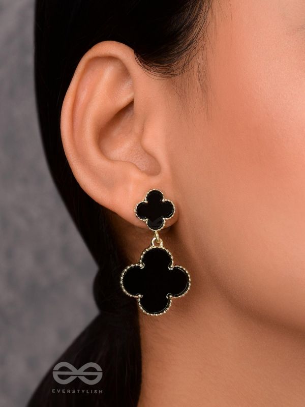 Buy Fashion Frill Designing Mayur Gold Plated Black Drop Earrings For Women  and Girls Online at Best Prices in India - JioMart.