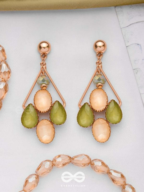 Rose Gold Elegant Pear Drop Earrings – GIVA Jewellery