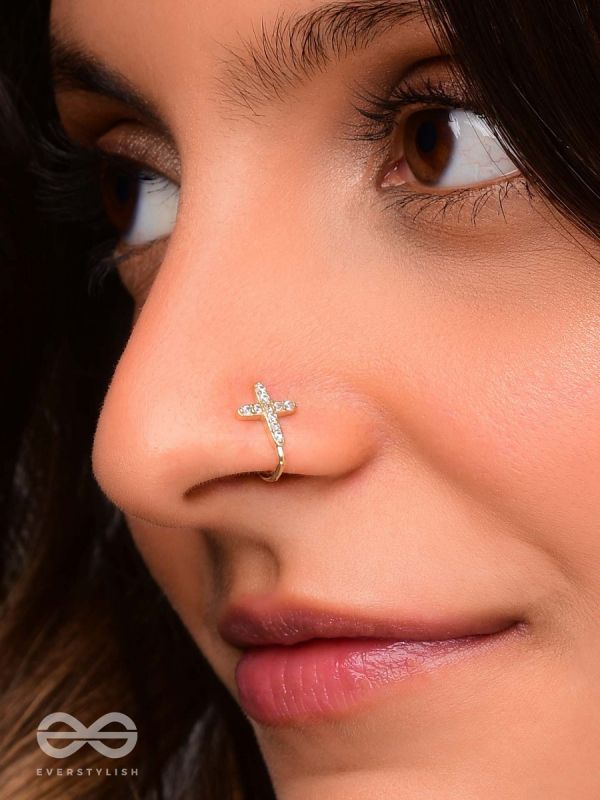 Baby~ Nostril - Nose Ring Fake Piercing – MaterialMaya