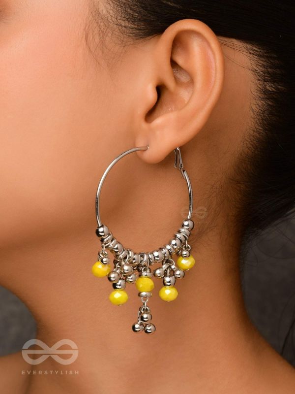 The Marigold Baubles- Silver Hoop Earrings