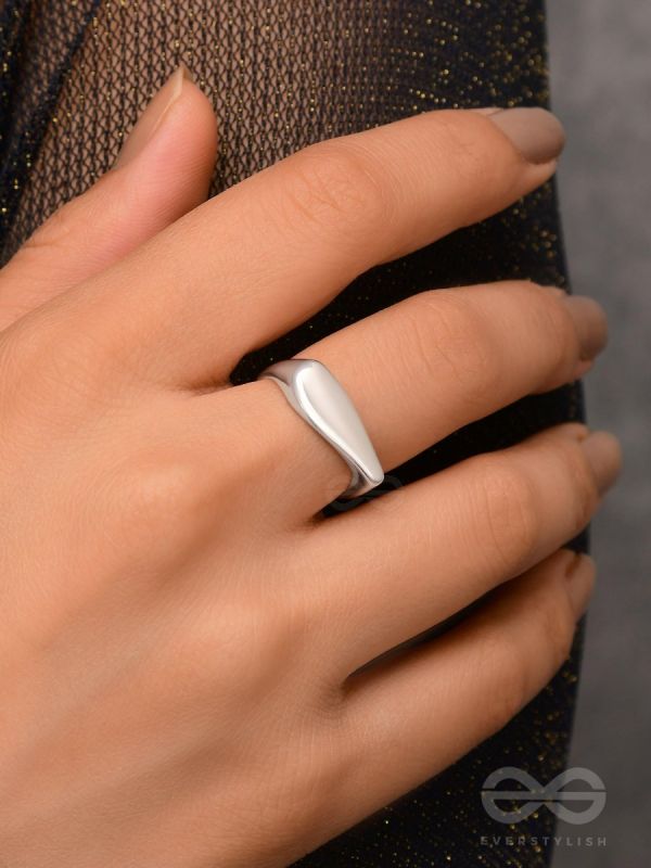 Silver Serenity - Classic Silver Ring 