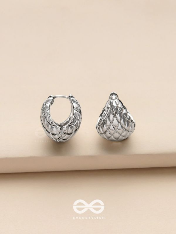 Moonlit Scales - Silver Earrings
