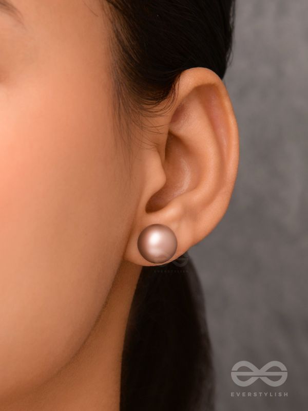 Drop Of Mocha - Casual Stud Earrings
