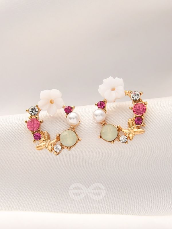 The Essence of Spring - Cute Embellished Earrings