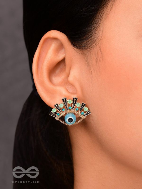 Evil Eye Earrings | Evil Eye Hoops & Stud Earrings by Ottoman Hands