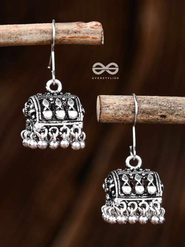 The Cute Little Dome Jhumkis- Tiny Trinket Earrings