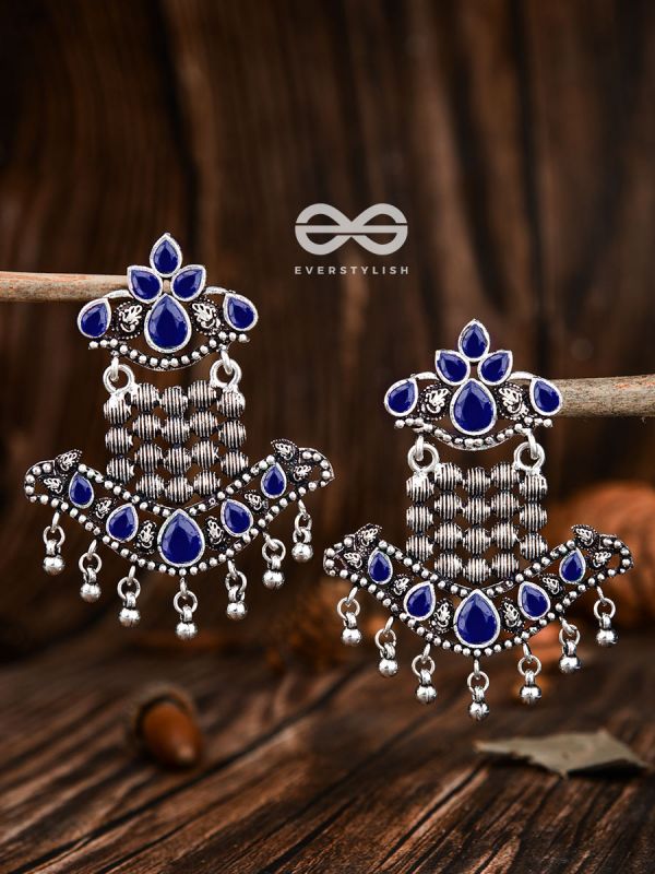 The Statement Makers (Sapphire Blue) - Embellished Oxidised Collection